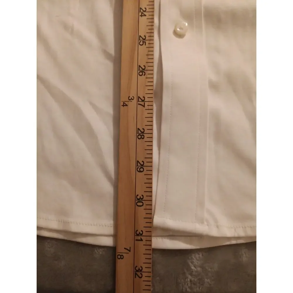 NWT Polo Ralph Lauren Watch Hill 2 White Long Sleeve Button Up Dress Shirt Mens
